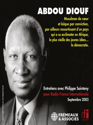 cover image of Abdou Diouf. Entretiens avec Philippe Sainteny